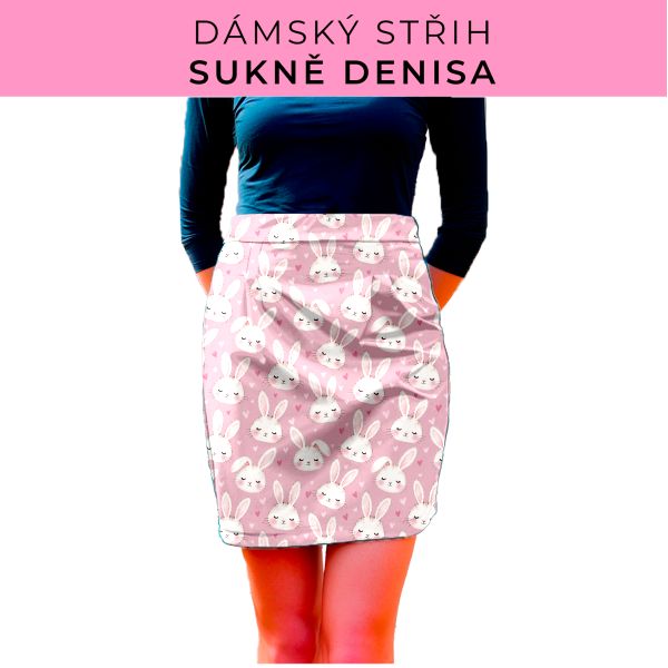 Dámský střih - Dámská sukně Denisa
