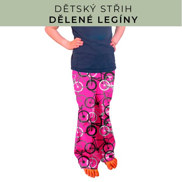 Dětský střih - Dělené legíny