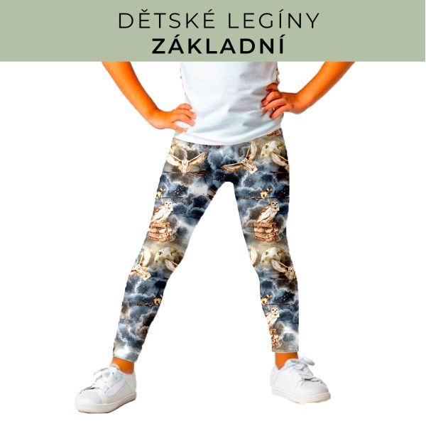 DĚTSKÝ střih - legíny základní