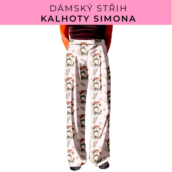 Dámský střih - kalhoty Simona
