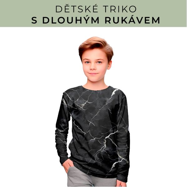 DĚTSKÝ střih - triko dlouhý rukáv