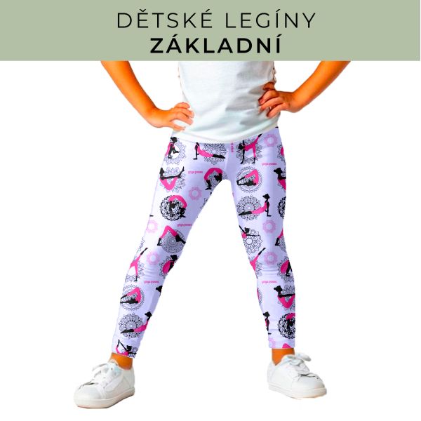 DĚTSKÝ střih - legíny základní