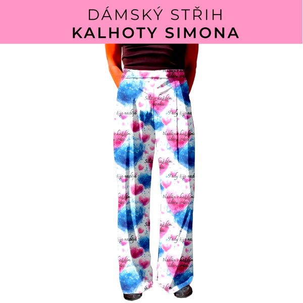 Dámský střih - kalhoty Simona