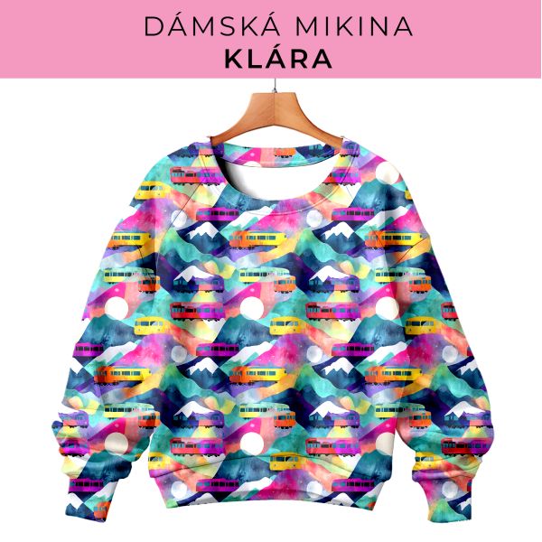 DÁMSKÝ střih - mikina Klára