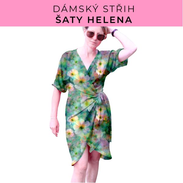 Dámský střih na šaty  Helena