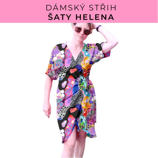Dámský střih na šaty  Helena