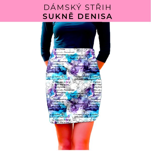 Dámský střih - Dámská sukně Denisa