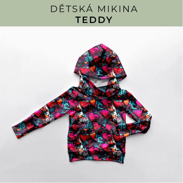 DĚTSKÝ střih - Mikina Teddy