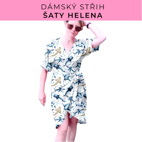 Dámský střih na šaty  Helena
