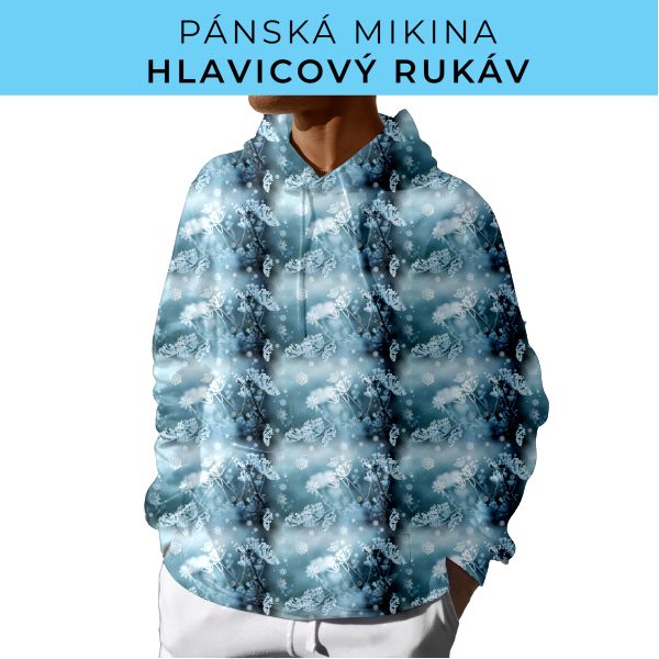 PÁNSKÝ střih - mikina s kapucí