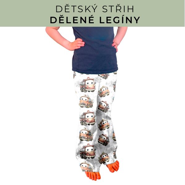 Dětský střih - Dělené legíny