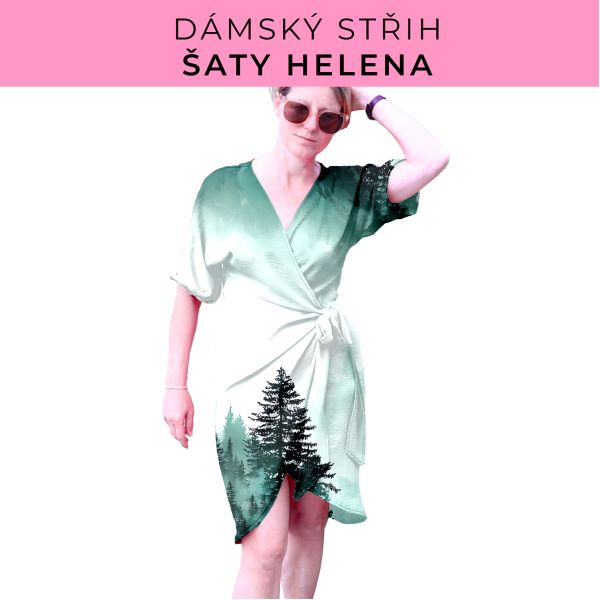 Dámský střih na šaty  Helena