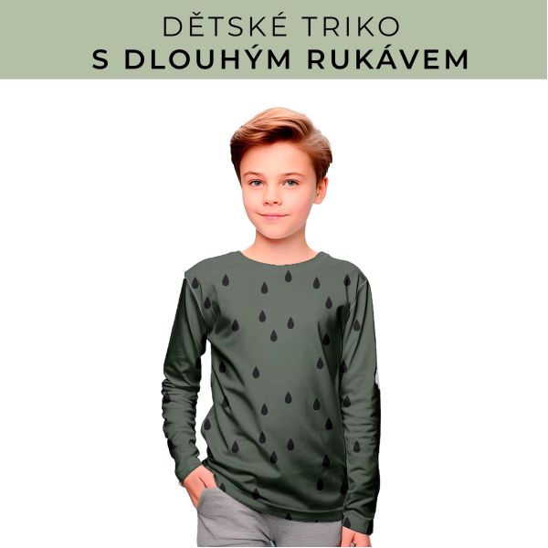 DĚTSKÝ střih - triko dlouhý rukáv