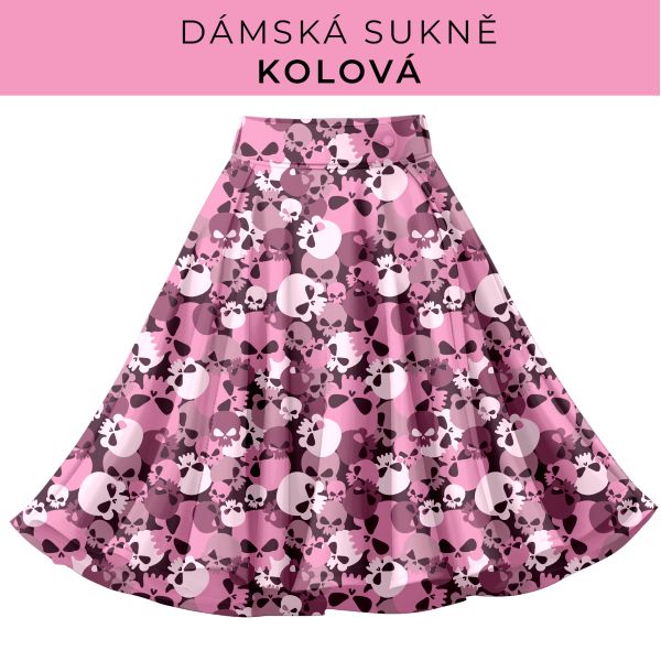 DÁMSKÝ střih - Kolová sukně