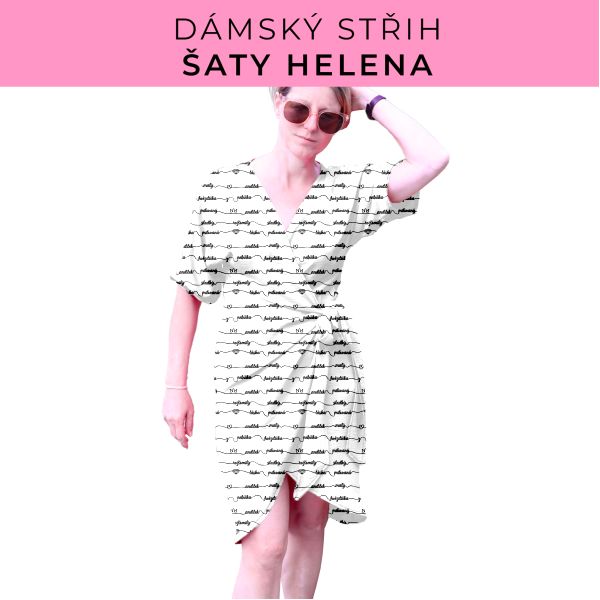 Dámský střih na šaty  Helena