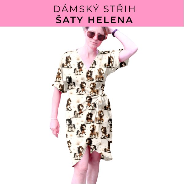Dámský střih na šaty  Helena
