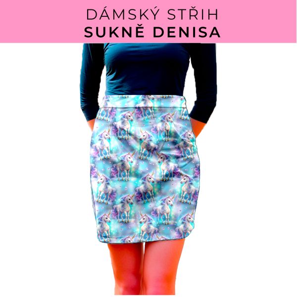 Dámský střih - Dámská sukně Denisa