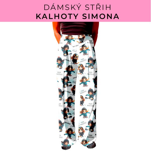 Dámský střih - kalhoty Simona