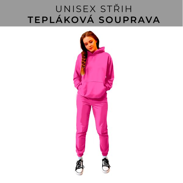 DÁMSKÝ střih - SET mikina a tepláky 