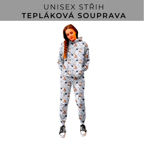 DÁMSKÝ střih - SET mikina a tepláky 