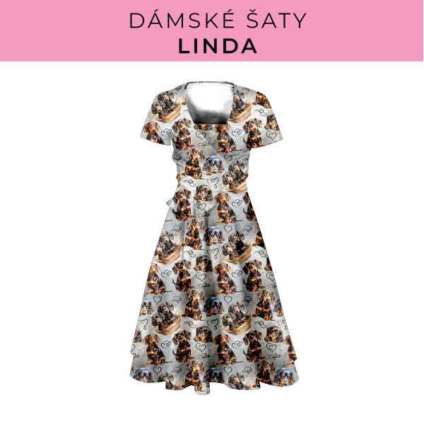 DÁMSKÝ střih - šaty Linda