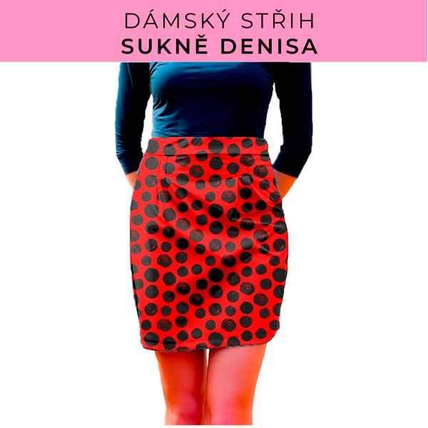 Dámský střih - Dámská sukně Denisa