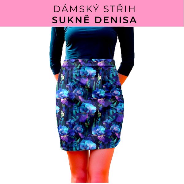 Dámský střih - Dámská sukně Denisa