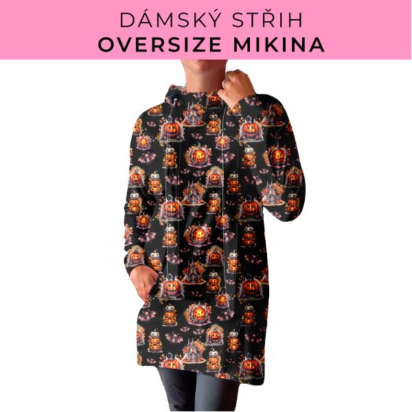 DÁMSKÝ střih - Oversize mikina