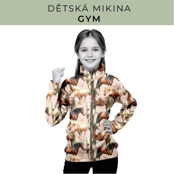 Dětská střih - mikina GYM