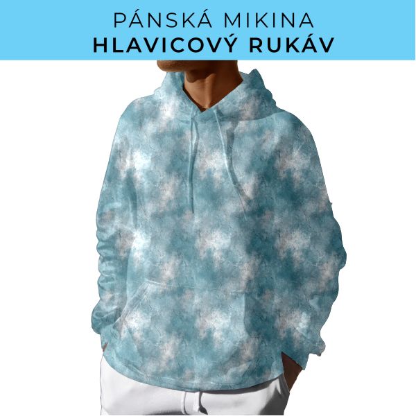 PÁNSKÝ střih - mikina s kapucí