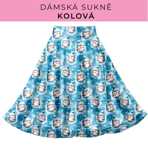 DÁMSKÝ střih - Kolová sukně