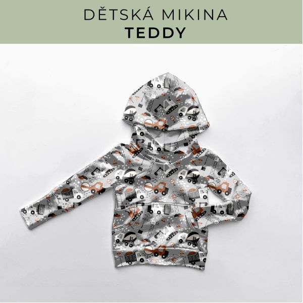DĚTSKÝ střih - Mikina Teddy