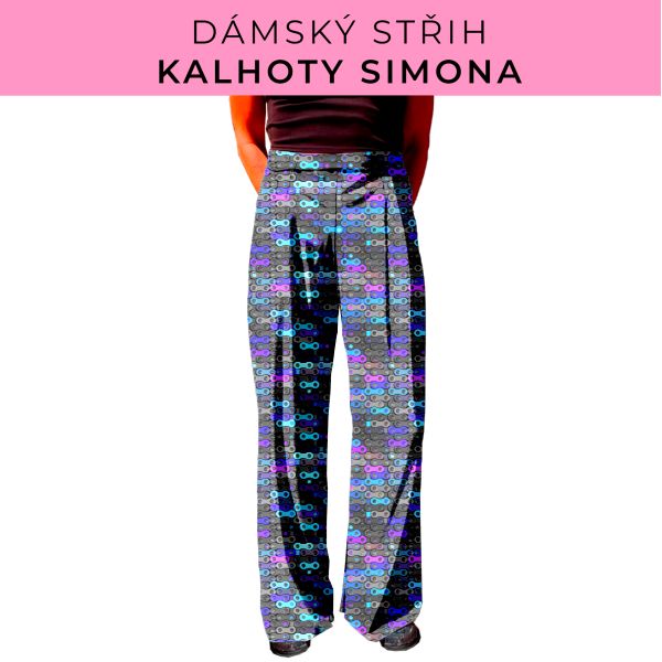 Dámský střih - kalhoty Simona