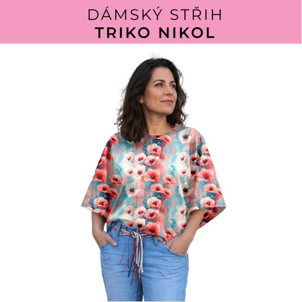 Dámský střih -  triko Nikol