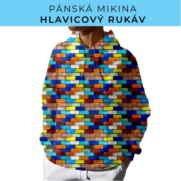 PÁNSKÝ střih - mikina s kapucí