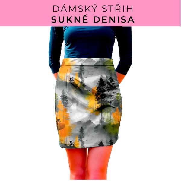 Dámský střih - Dámská sukně Denisa