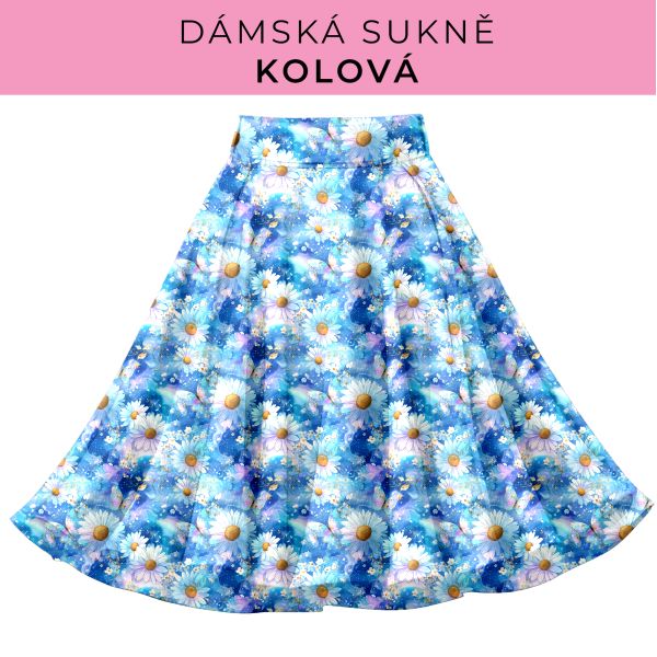 DÁMSKÝ střih - Kolová sukně