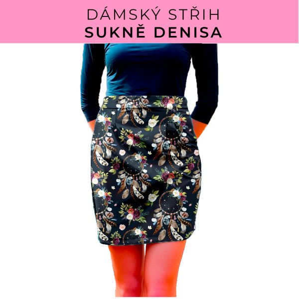 Dámský střih - Dámská sukně Denisa