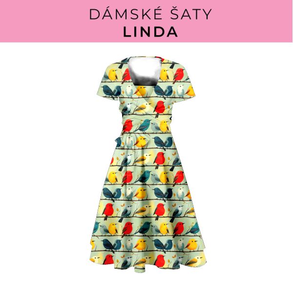 DÁMSKÝ střih - šaty Linda