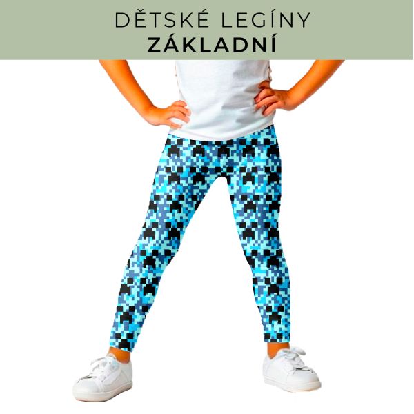 DĚTSKÝ střih - legíny základní
