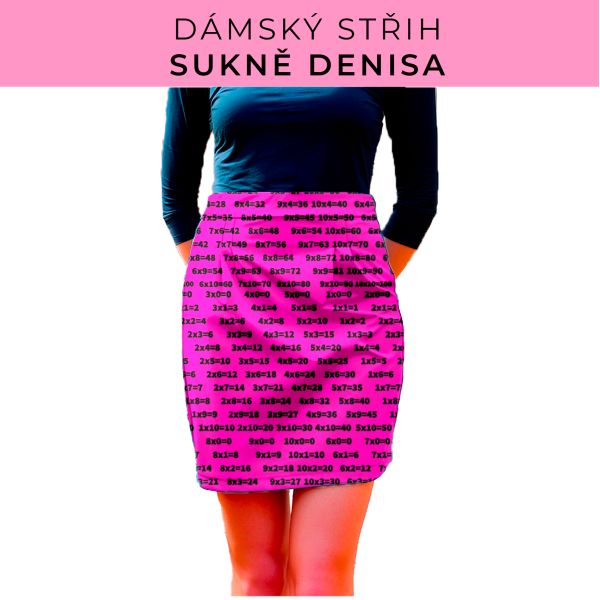 Dámský střih - Dámská sukně Denisa