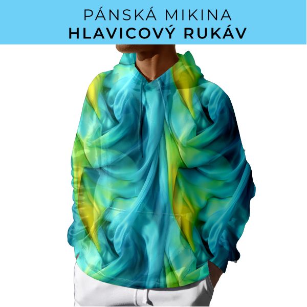 PÁNSKÝ střih - mikina s kapucí