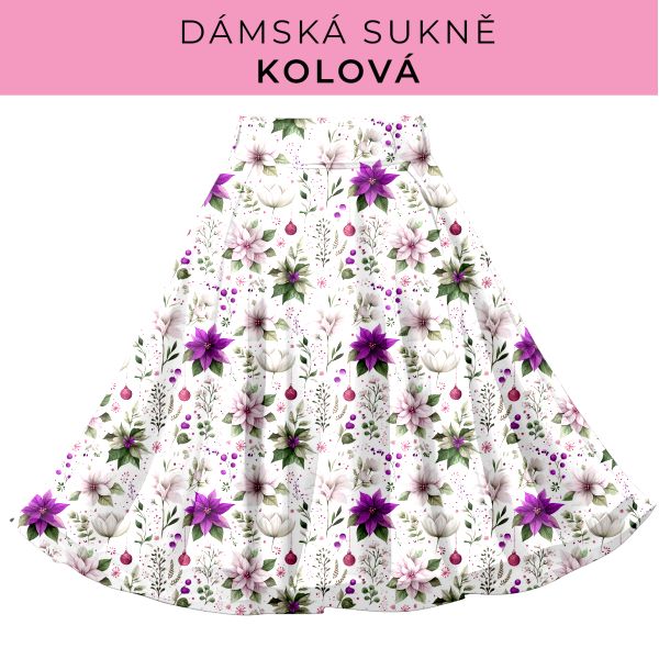 DÁMSKÝ střih - Kolová sukně