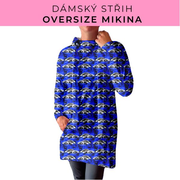 DÁMSKÝ střih - Oversize mikina
