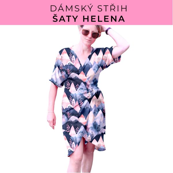 Dámský střih na šaty  Helena