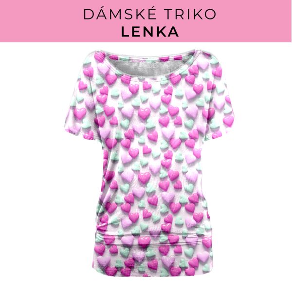 DÁMSKÝ střih - Triko Lenka