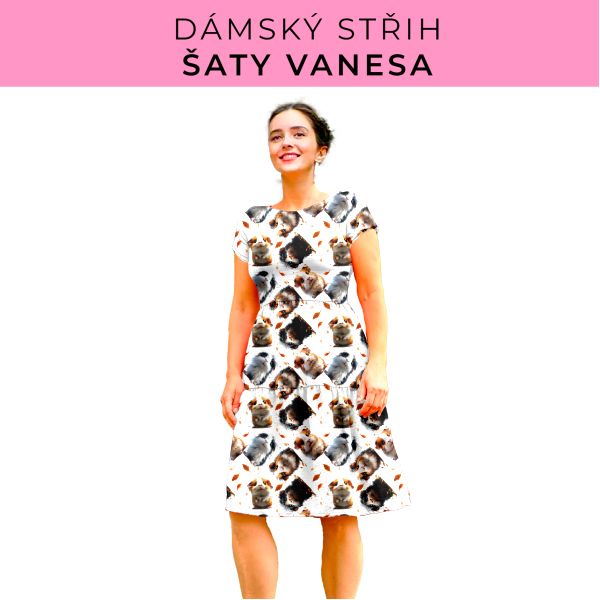 Dámský střih šaty Vanesa