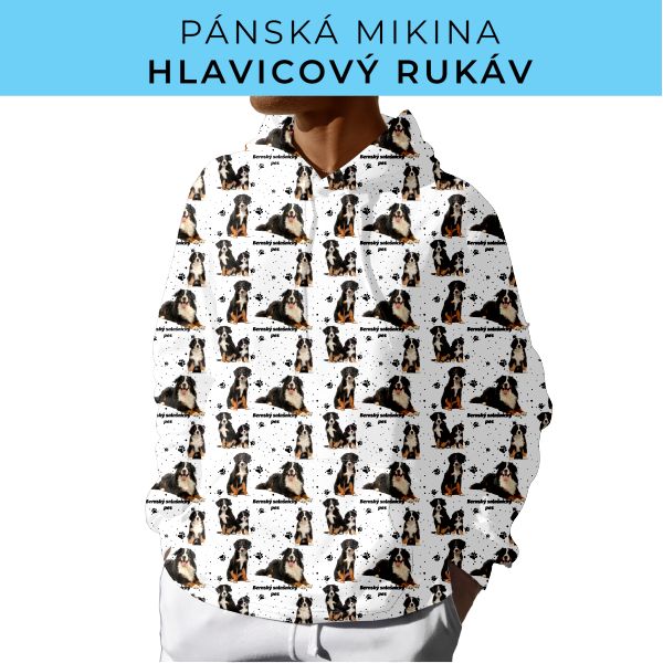 PÁNSKÝ střih - mikina s kapucí