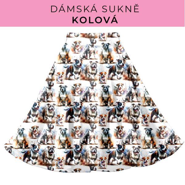 DÁMSKÝ střih - Kolová sukně