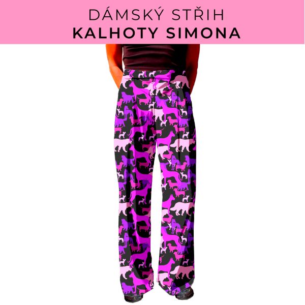 Dámský střih - kalhoty Simona